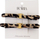 Kapëse flokësh Ecarla SP337, set 2 copë, motiv leopard