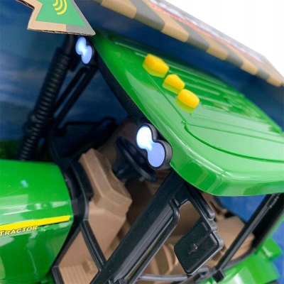 Traktor lodër ferme Farmer's Tale, 26cm, me drita dhe zhurma, jeshil