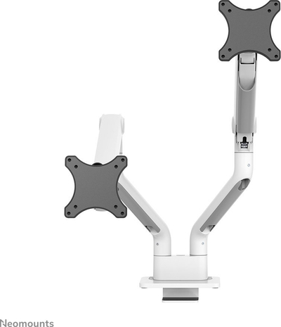 Mbajtëse tavoline për monitorë Neomounts DS70S-950WH2, për 2 monitorë 17" 35", e bardhë