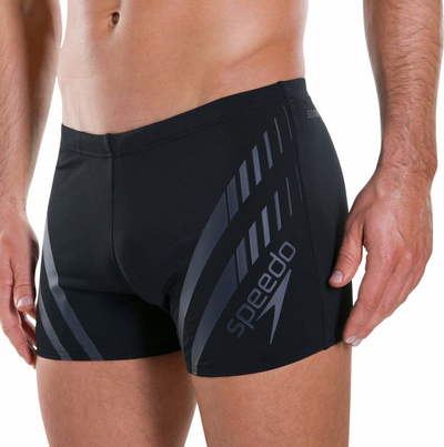 Rroba banjo Speedo Sport Panel, të zeza/gri, nr. 34