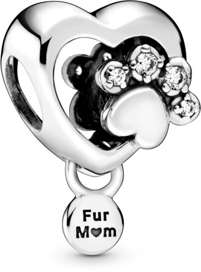 Rruazë për byzylyk Paandora Paw Pendant 798873C01, e argjendtë