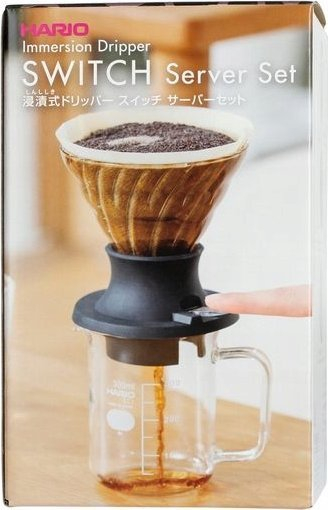 Përgatitës kafeje Hario V60 Switch, madhësia 02, 200ml, transparent