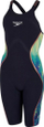Kostum gare për goca Speedo Fastskin LZR Pure Intent Cosmic Storm, Openback Kneeskin, i zi shumëngjyrësh