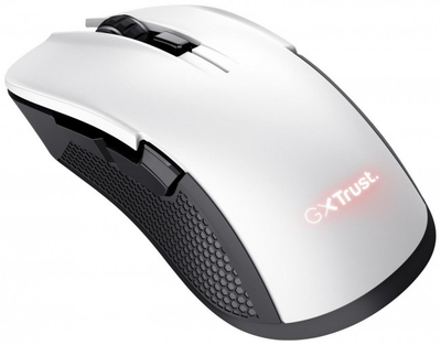 Maus gaming Trust GXT 923W YBAR, wireless, 7200 DPI, i bardhë