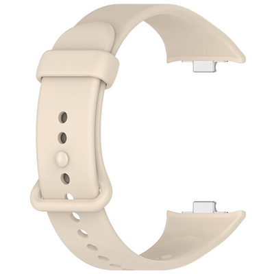 Rrip silikoni 4wrist për oren Xiaomi 8 Pro/9 Pro, bezhë