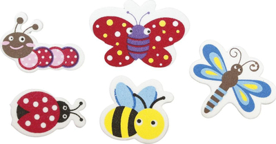 Ngjitësa shkumë Titanum Foam Stickers Insects, set 50 copë, shumëngjyrësh