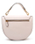 Çantë për femra Guess Fleet Flap Crossbody Saddle Bag, bezhë