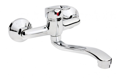 Rubinet kuzhine Hydroland Atut B394, për mur, krom