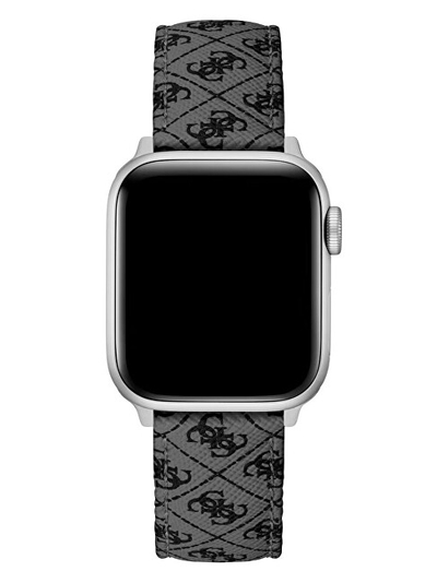 Rrip Guess Quattro G CS2001S2, për Apple Watch, 38-41 mm, i hirtë