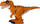 Lodër dinosaur me telekomandë Leantoys, lëvizje dhe drita, kafe