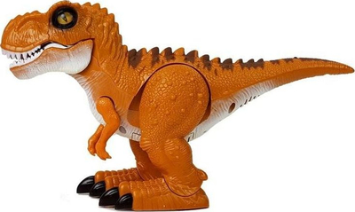 Lodër dinosaur me telekomandë Leantoys, lëvizje dhe drita, kafe