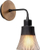 Llampë muri Foca N-129, E27 100W, trup metal, e zezë