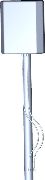 Antena MIMO Allnet All19103, 0.7–2.7 GHz, 5 dBi, gri
