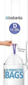 Qese mbeturinash Brabantia D 246760, 15L, 20 copë, të bardha