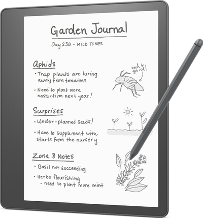 E lexues Amazon Kindle Scribe 16GB, ekran 10.2" Paperwhite, stilolaps bazë, gri