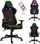 Karrige gaming Huzaro Force 6.3 RGB Mesh, deri 130 kg, me drita RGB, e zezë