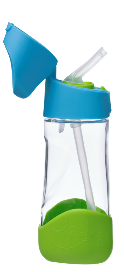 Shishe uji për fëmijë b.box Tritan, me pipë, 450ml, emerald forest