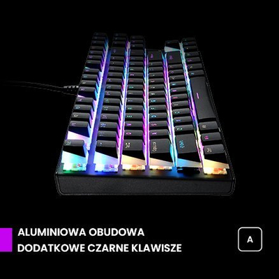 Tastierë Preyon Red Blitz Claw Gateron Red, US, e zezë