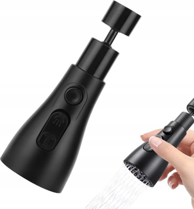 Zgjatim rubineti Noveen XL1077, dyfunksional, rrotullim 360°, i zi
