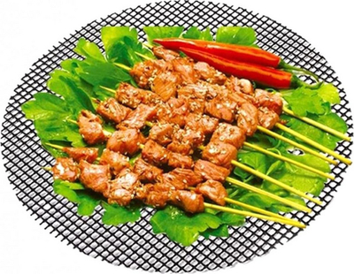 Maskë e rrumbullakët për grill Home Appliances, 40cm, e zezë
