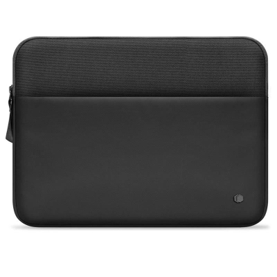 Çantë laptopi Tech-Protect Sleeve, 13-14", me xhep përpara, e zezë