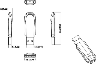 USB flash Dahua U176, 32GB, USB 2.0, i zi
