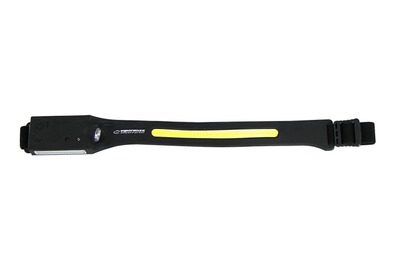 Dritë koke Esperanza Athena EOT067, LED COB 240 lumen, rikarikueshme, e zezë