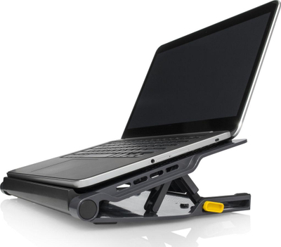 Bazë ftohëse për laptop Targus Chill Mat AWE81EU, me 2 ventilatorë, me lartësi që rregullohet, e zezë