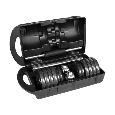 Сет тегови REBEL A, 15kg, прилагодливи леани, црни