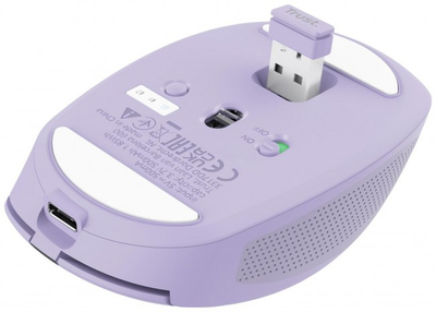Maus wireless Trust OZAA Compact, Bluetooth 2.4GHz, i rehatshëm në dorë, lejla