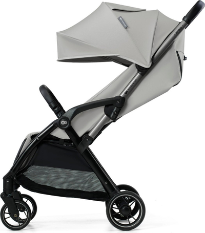 Karrocë e lehtë Kinderkraft APINO, deri 22kg, palosje automatike, gri taupe