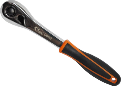 Çelës racë Richmann C8460, 1/4", 90 dhëmbë, zi portokalli