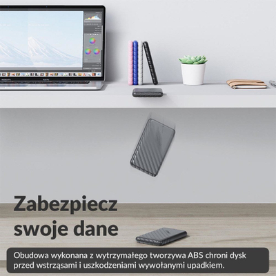 Kutia eksternale Orico 25PW1 C3, 2.5", USB C 3.1 6Gbps, e zezë