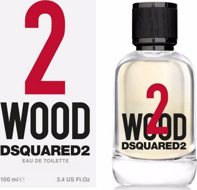 Parfum uniseks DSquared2 2 Wood Eau de Toilette, 100ml, transparent