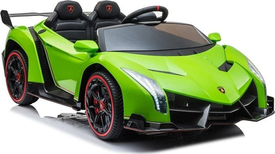 Makina elektrike për fëmijë Lean Cars Lamborghini Veneno, 12V, telekomandë prindërore, jeshile