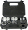 Set sharra rrethore tungsten Geko, 22-73mm, 9 copë, argjendtë