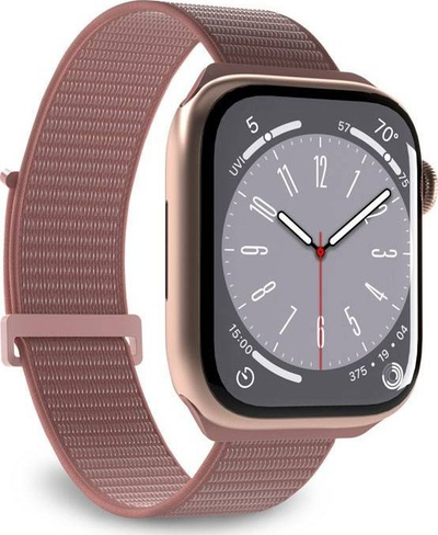 Rrip ore Puro Nylon Sport për Apple Watch 40/41mm, najlon, rozë