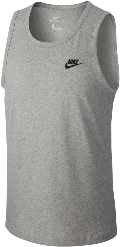Maicë pa mëngë Nike Club, për meshkuj, pambuk jersey, gri