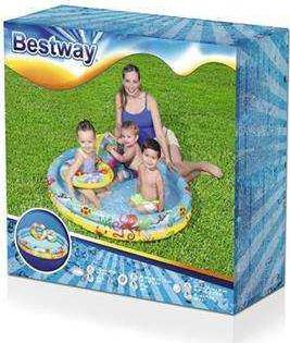 Детски базен Bestway 3 во 1, 122 x 20 см