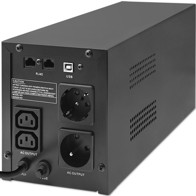 UPS Qoltec 53770, Line Interactive 1500VA 900W, ekran LCD, i zi