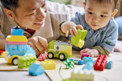 Set lodrash LEGO Creative Vehicles 10474, mjete ndërtimi kreative, pjesë shumëngjyrëshe