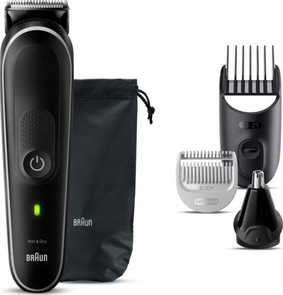 Trimer multifunksional Braun MGK5410 Series 5, 9 në 1, Wet &amp; Dry, i zi
