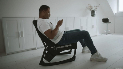 Гејминг столица Playseat Puma Active Gaming Chair, ергономска, материјал ActiFit, црна