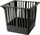 Kosh filtri për pusetë System Manhole Basket 300x300, PP, 249x249x215 mm, i zi
