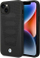 Kapak telefoni BMW BMHCP14S22RPSK, për iPhone 14, me motiv Leather Seats Pattern, i zi