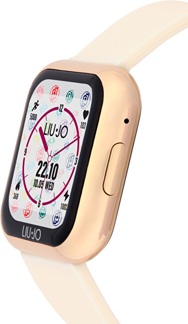 Orë smart për femra Liu Jo Smartwatch Voice Mini SWLJ143, e bardhë