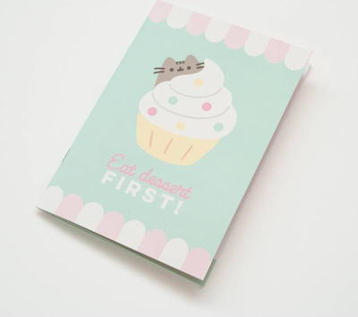 Set shkrimi Pusheen Foodie, 7 pjesë, bllok A5, penar i tejdukshëm