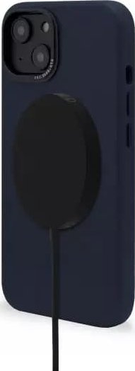 Këllëf lëkure Decoded për iPhone 14 Plus, MagSafe, steel blue
