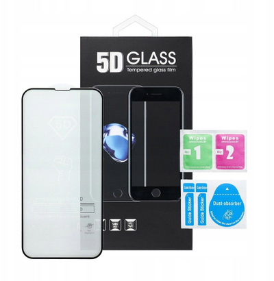 Stakll mbrojtës 5D për ekran iPhone 14 Pro Max, xham i plotë, transparent