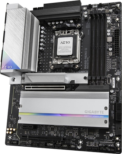 Pllakë amë Gigabyte B650 AERO G, PCIe 5.0, DDR5, e zezë